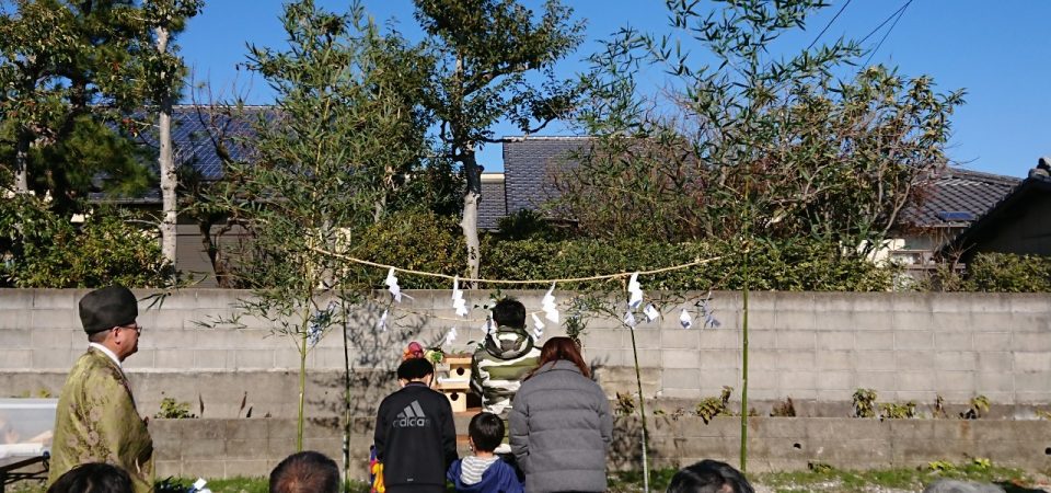 地鎮祭を行いました！