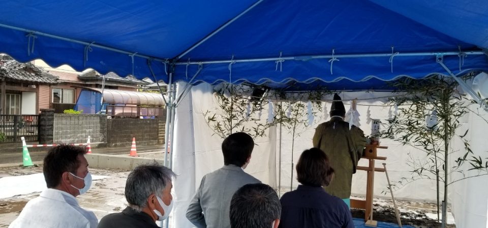 地鎮祭をしました！