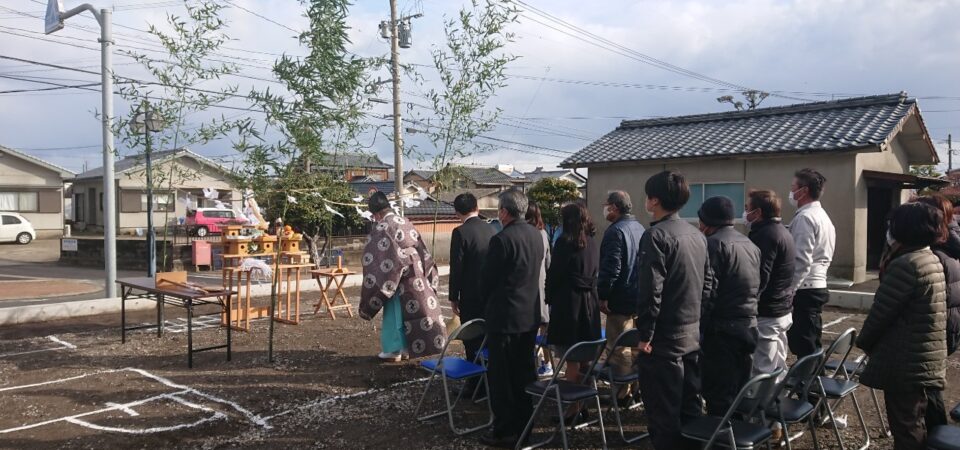 地鎮祭をしました